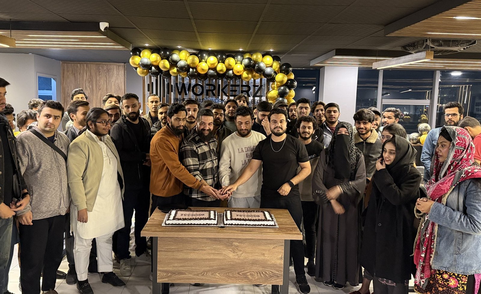 Team Workerz at the Deck 2 opening